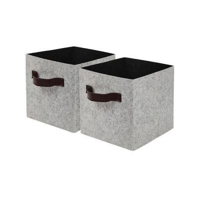 China Best Choice Traditional Felt Storage Collapsible Cube For Shelf Organizer for sale