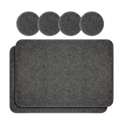 China Viable Set Mats For Dining Table Set Of 6 Place Mats And 6 Coasters For Drinks for sale