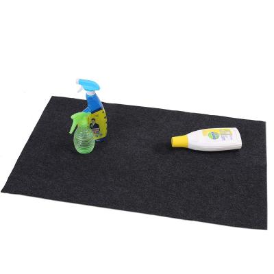 China Viable Whole Sale High Quality Black Thickness 3 Mm Under Sink Mat With Waterproof Layer for sale