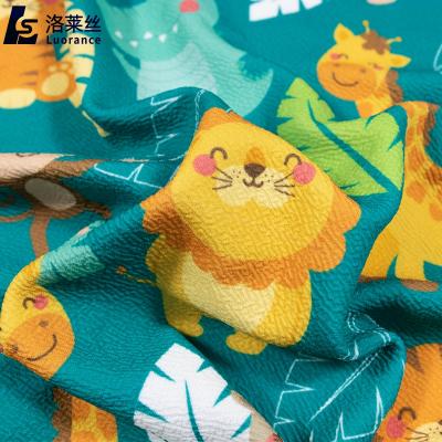 China Custom Digital Print Liverpool Shrink-Resistant Double Knit Fabric For Baby for sale