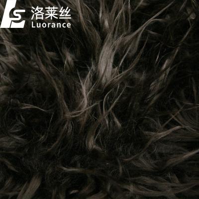 China Auto Stretch Pile Upholstery Hot Sale Long Fur Fabric for sale