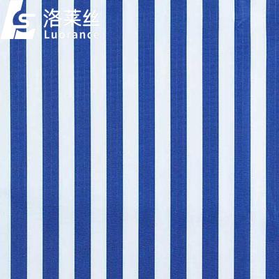 China Waterproof Hot Sale Blue And White Stripe Fabric for sale