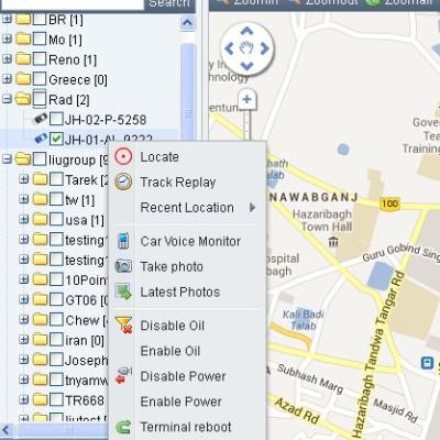 China Gps Motor Vehicle Tracking System Tracking Software Platform For Fleet Management for sale