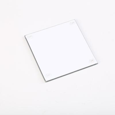 China Customized Sustainable Supply High Quality Tempered Glass Coaster Round Square Coasters for sale