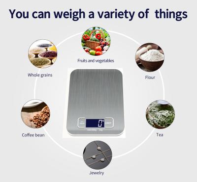 China Key Switch On High Accuracy Electronic Kitchen Scale Household Food Weighing Gram Scale Baking Small Gram Weighing for sale