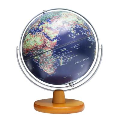 China Art Deco 30cm World Globe Illuminated AR Globe with Stand Educational LED Augmented Reality Earth Globe for Kids Learning for sale