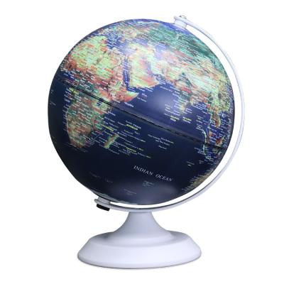 China Art Deco 25CM World Globe Illuminated AR Globe with Stand Educational LED Augmented Reality Earth Globe for Kids Learning PC-1049LM5 for sale