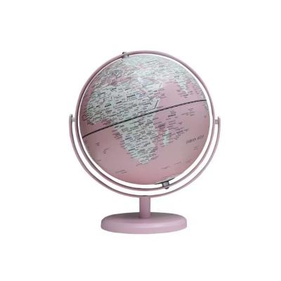 China Art Deco Oem Competitive Price 8 Inches 20Cm World Map Earth Globe With Stand For Kids Learning for sale