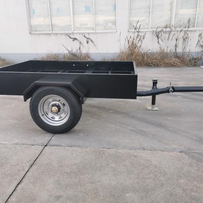 China Trailer Parts Cultivate Trailer Small Axle 2 Axle Car Carrier Trailer for sale