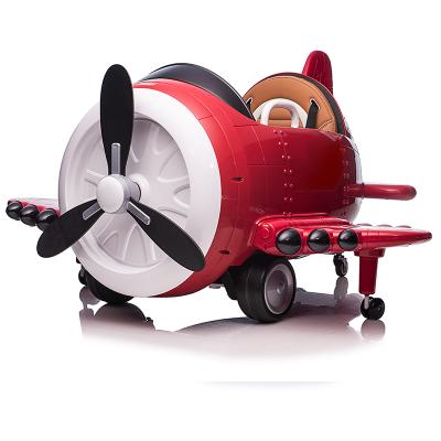 China Ride On 12V Toy Kids Ride On Airplanes 360 EVA Wheels for sale