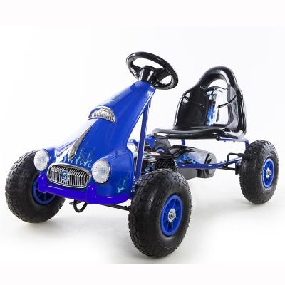 China Ride On Toy Hot Pedal Go Cart Ride On Car Kids 4 Wheel Cart With Air Wheel for sale