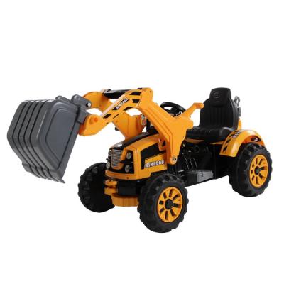 China Ride On Toy Kids Ride On Excavator Digger Scooper Outdoor Play Toy with Front Loader Digger for sale