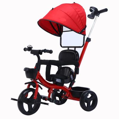 China Ride On Toy Baby Tricycle Hot Sale Large Baby Tricycle With Push Handle Tricycle Wholesale Comfortable Toddler for sale