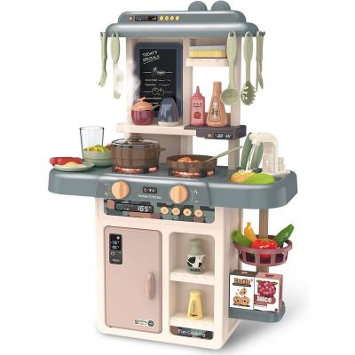 China Plastic Kitchen Play Set For Kids Play Cooking Pretend Role Play Toys For Boys Girls for sale