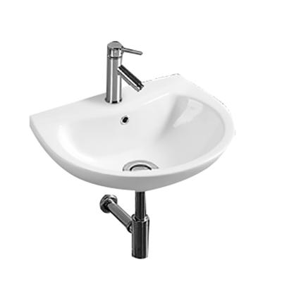 China Sustainable Fashion Cheap Ceramic Vitreous China Wall-hung Basin for sale