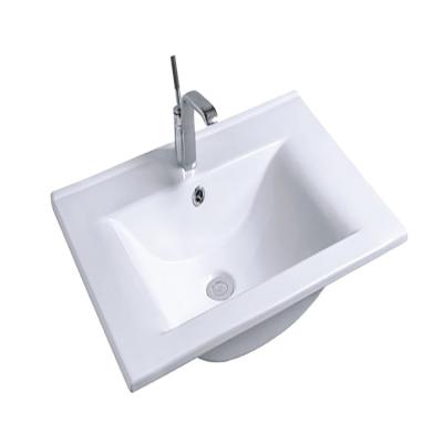 China New modern stand above cabinet feather edge basin for sale