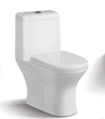 China Double-Flow Hot Selling Chinese Girl Sanitary Ware White Glazed WC One Piece Toilet for sale