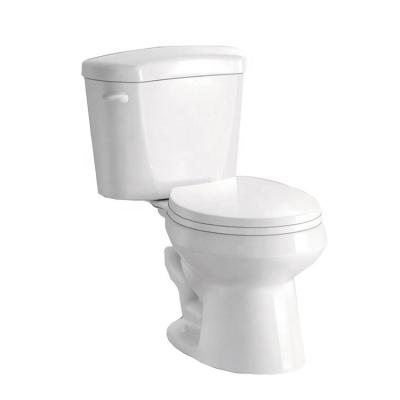 China New Two-piece Double-flow Siphonic Strap 305mm Rough-in Toilet in Tangshan China for sale