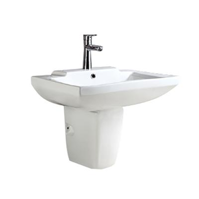 China Sustainable Tangshan New Style Simply Ceramic Vitreous China Wall-hung Basin for sale