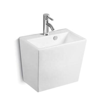 China Small Modern Ceramic Wall Hung Toilet Suit Hand Wash Basin for sale