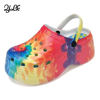 China Deodorization Amazon USA Fashion Platform Link Dye EVA Clog Lady Girl Woman Garden Shoe Beach Sandal Slipper Manufacturer China Custom for sale