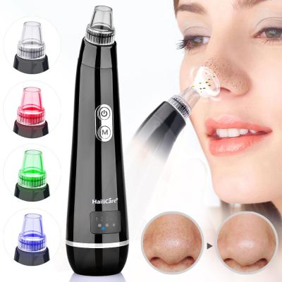 China ABS Blackhead Remover Skin Care Pore Vacuum Acne Pimple Pimple Remover Vacuum Suction With Beauty Lamp CE MSDS for sale