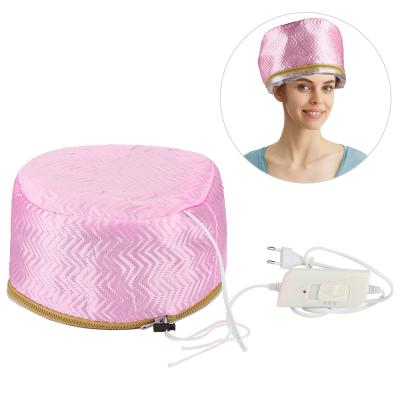 China Help to regain your silky smooth hair. Salon Adjustable Home Spa Temperature Oil Cap Hair Steamer Heating Electric Cooking Cap for sale