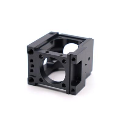 China Black anodized housing spare housing cnc diy special lightweight clear prototyping detent workshop working aluminum machining parts for sale