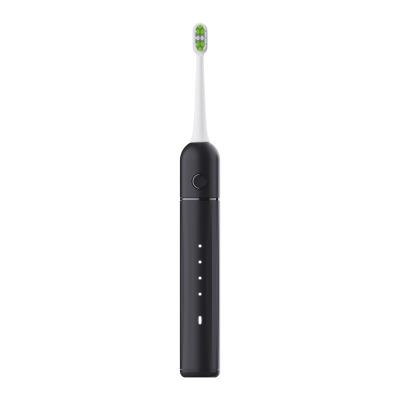 China Teeth Cleaning Vibration Electric Toothbrush OEM Customized Black Ultrasonic Sonic Cleaner for sale