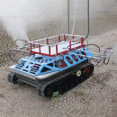 China Large capacity 200L high efficiency sprayer disinfection robot car vehicle autonomous remote control agriculture spraying machine for sale