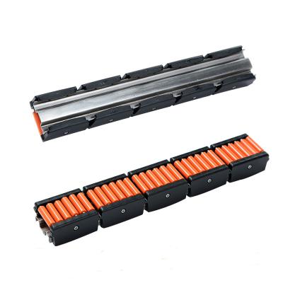 China Flexible Conveyor System Guide Rail Conveyor Roller Plastic Roller Curved Component Side Guide For Conveyor for sale