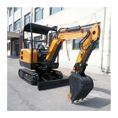 China Good Selling Small Excavator Mini Excavator Mini Crawling Excavator Construction Digging Dung Bucket Mini Excavator For Leaf Piles for sale