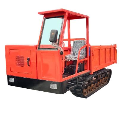 China > Chinese Cheap Mini Dumper Crawler Transporter Truck Mini Dumper Mini Tracked Terrain Vehicle ; 8L for sale