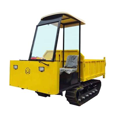 China High Performance 0.8 Ton 1 Ton 3ton 5ton Crawler Transport Vehicle Hydraulic Crawler Dumper Truck For Mountain > 8L for sale