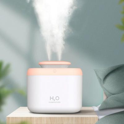 China Color Changing LED Light 2022 New arrival 3.3L large capacity top filling water dual cool mist ultrasonic air usb night light humidifier quiet for home for sale