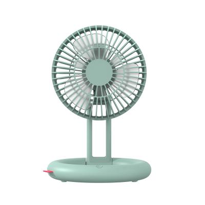 China New Style Folding Fan Portable Folding Household Mini Folding Retractable Mini USB Charging Cycle Silent Portable Floor Desktop Fan for sale