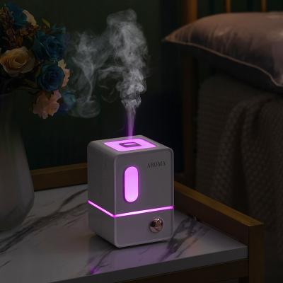 China Mini Size Mini Portable 150ml Desktop 7 Led Color Lights H2O Quiet Spray Air Purifier Nano Wet Fogger Mist Aroma Diffuser Ultrasonic Humidifier for sale