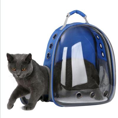 China Stored Comfortable Breathable Pet Space Cage Cat Capsule Harness Transparent Acrylic Bag Backpack Breathable Backpack for sale