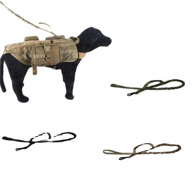 China Stocked Outdoor Tactical Dog Leash Rope Military Retractable Nylon Material Dog Training Tactical Rope for sale