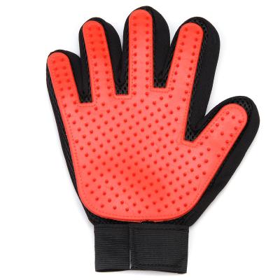 China New Viable 259 Pins Silicone Pet Gloves Dog Hair Remover Brush Massage Pet Deshedding Brush Glove for sale