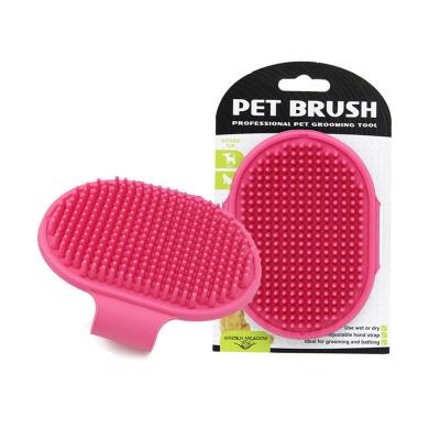 China Viable Cheap Convenient Pet Hair Combs and Brushes Stabilized Feeds TPR Pet Bath Brush Comb Massage Fur Gloves for sale