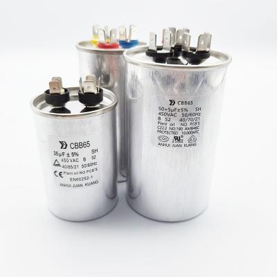 China Air Conditioner Compressor Start Capacitor Refrigerator Compressor Capacitor 440V Cbb65 Running Capacitor for sale