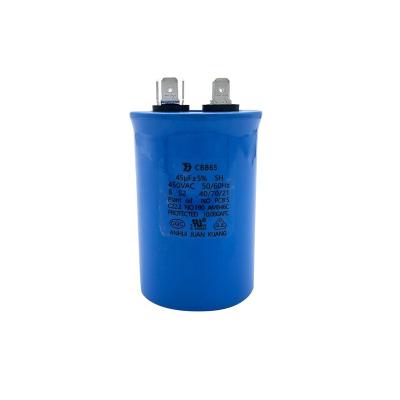 China Air Conditioner Compressor Start Capacitor Appliance Parts Commercial Capacitor Cbb65 Motor Run Capacitor for sale