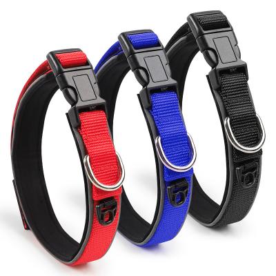 China Stocked Wholesale Pet Supplies Fashion Collars For Dogs Pet Adjustable Nylon Pet Collar Thoughtful Dog Collar for sale