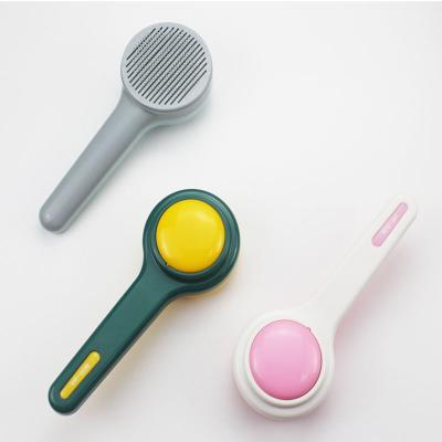 China Stocked Cat Products Wholesale Pet Comb Pet Hair Comb Brush Cat Comb Removal Float Hair Remover for sale