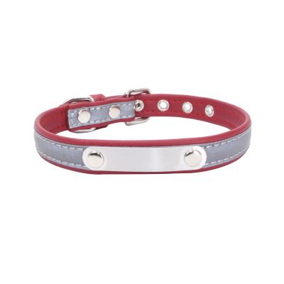 China Stocked Pet Collar Pet Collar Dog Reflective Soft Comfortable Collars Wholesale Custom Listing Custom Supplies Reflective for sale