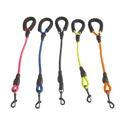 China Hot Selling Stocked DogPet Pet Nylon Rope Reflective Leash Outdoor Walking Leash For Large Dog Chain Leash Pet for sale