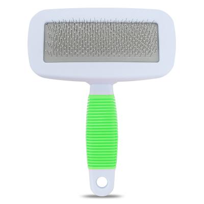 China Stocked Dog Cat Fur Brush Pet Hair Remover Wholesales Dog Brush and Cat Brush Slicker Pet Grooming for sale