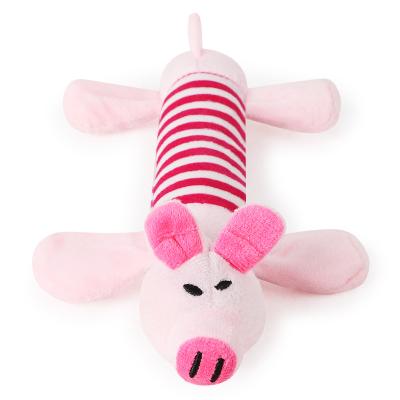 China Hot Dog Stocked Toy Cute Animal Dog Toys Plush Bite Plush Toy Plush Vocal Long Size Amazon Product Dog Chew for sale