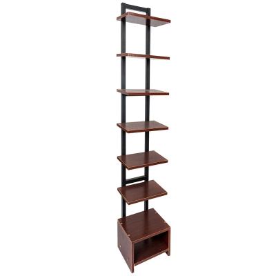 China Metal Customized Wooden Metal Double Column Combination Display Shelves For Retail Storage for sale